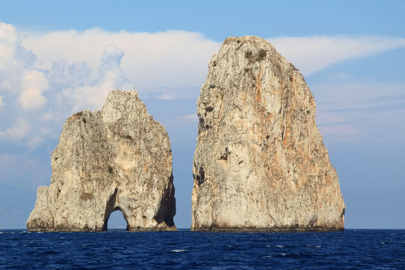 Felsen vor Capri - Wahrzeichen der Insel